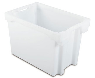 Imagen de Caja Plastica Industrial Natural 40x60x40 Modelo 6440
