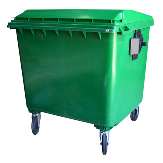 Imagen de Contenedor de Residuos en PEHD Verde 1100 litros 