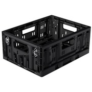 Caja Plastico 40x30x17 Plegable Negra Ref.RPC-4317AL
