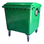 Contenedor de Residuos en PEHD Verde 1100 litros 