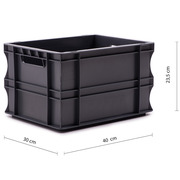 Caja de Plástico Eurobox Sólida 30 x 40 x 23,5 cm SPK 4322