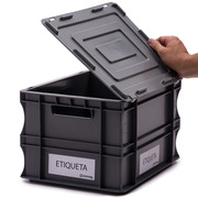 Caja de Plástico Eurobox Sólida 30 x 40 x 23,5 cm SPK 4322